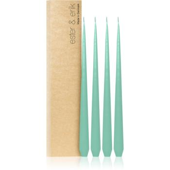 ester & erik taper candle cool mint (no. 55) dekorativní svíčka 4x32 cm