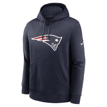 Nike Men's NFL New England Patriots Nike Club Fleece Pullover Hoodie navy