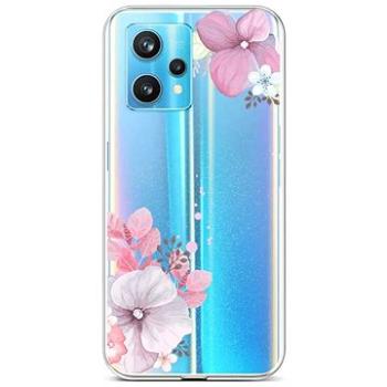 TopQ Kryt Realme 9 Pro+ silikon Violet Blossom 73268 (Sun-73268)