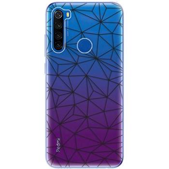 iSaprio Abstract Triangles 03 - black pro Xiaomi Redmi Note 8T (trian03b-TPU3-N8T)