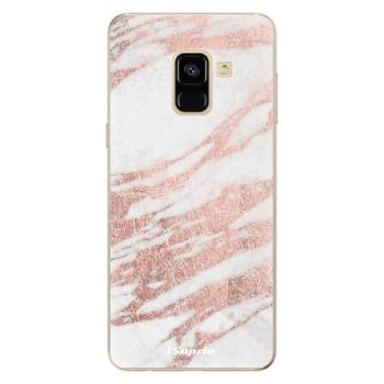 Odolné silikonové pouzdro iSaprio - RoseGold 10 - Samsung Galaxy A8 2018