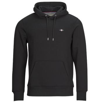 Gant  REG SHIELD HOODIE  Mikiny Čierna