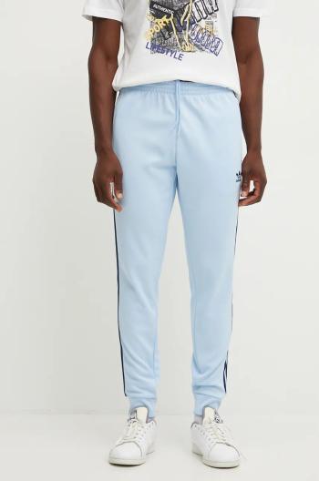 Tepláky adidas Originals Adicolor Classics SST Track Pants modrá barva, s aplikací, IY8730