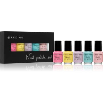 Regina Pastel set de lacuri de unghii mai multe nuanțe 113, 143, 57, 144, 145 5x4 ml