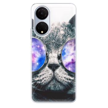 Odolné silikonové pouzdro iSaprio - Galaxy Cat - Honor X7