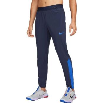 Nike PRO DRI-FIT Pánské běžecké kalhoty, tmavě modrá, velikost