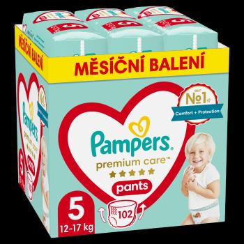 Pampers Premium Care Pants vel. 5 12–17 kg plenkové kalhotky 102 ks