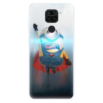 Odolné silikonové pouzdro iSaprio - Mimons Superman 02 - Xiaomi Redmi Note 9