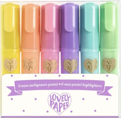 DJECO Pastelové mini zvýrazňovače