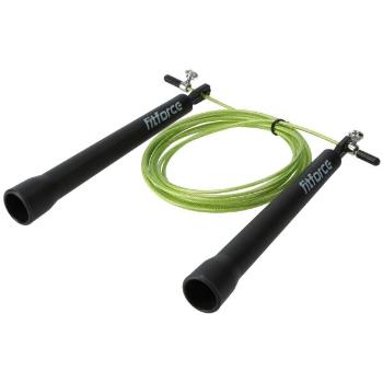 Fitforce SPEED ROPE Rychlostní švihadlo, zelená, velikost