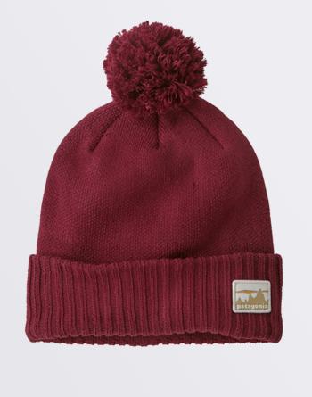 Patagonia Powder Town Beanie 73 Skyline: Carmine Red