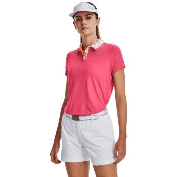 Under Armour ISO-CHILL SS POLO Dámské golfové polotričko, růžová, velikost