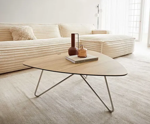 Konferenční stolek Ekrem 85x35 cm keramika křížová podnož