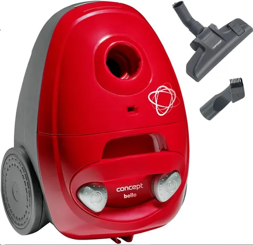 Concept VP8350 Sáčkový vysavač Bello červený 700 W