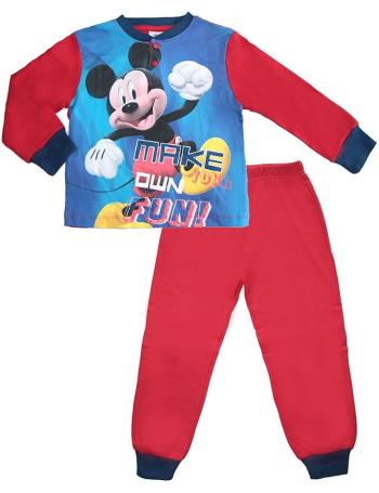 červené chlapecké pyžamo mickey mouse vel. 98