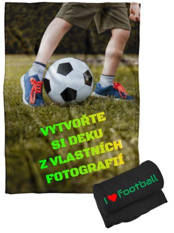 Deka z vlastních fotografií a textů Fleece 140x200cm/360g pro fotbalisty