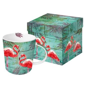 Hrnek v krabičce Summer Flamingos - 0,3L 602782