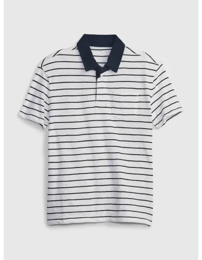 Dětské pruhované polo tričko