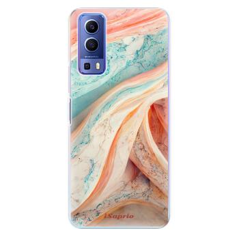 Odolné silikonové pouzdro iSaprio - Orange and Blue - Vivo Y72 5G