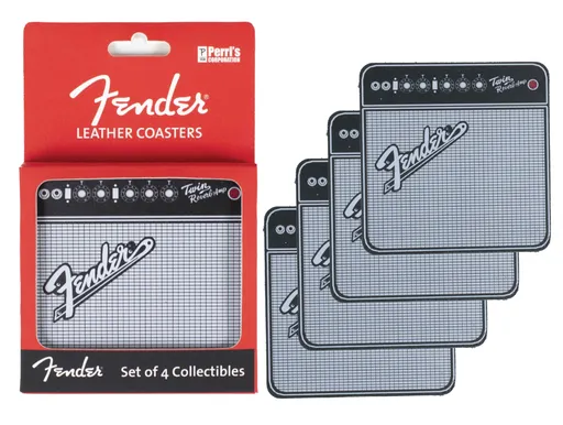 Perri's Leathers Leather Coasters Fender Amp
