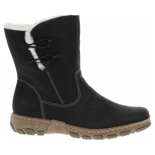 Dámské polokozačky Rieker Z0172-00 schwarz 38