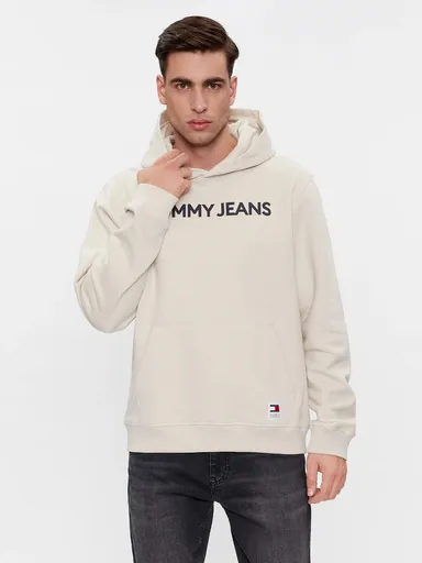 Tommy Jeans pánská béžová mikina DM0DM18413 L