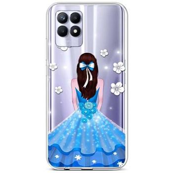 TopQ Kryt Realme 8i silikon Blue Princess 69863 (Sun-69863)