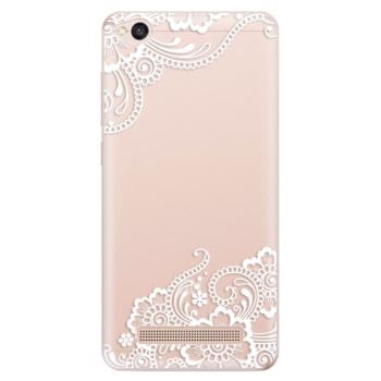 Odolné silikonové pouzdro iSaprio - White Lace 02 - Xiaomi Redmi 4A