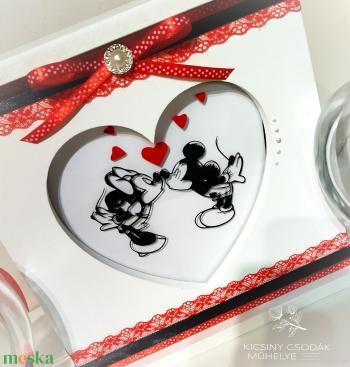Esküvői homoköntő szett Mickey