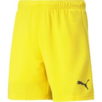 Puma TEAMRISE SHORTS Juniorské šortky, žlutá, velikost