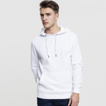 Pánská mikina s kapucí Urban Classics Basic Sweat Hoody white - S