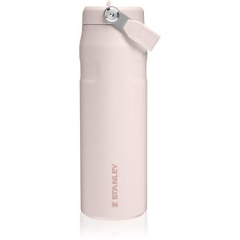 Stanley IceFlow™ Flip Straw Bottle nerezová láhev na vodu s brčkem Rose Quartz 710 ml
