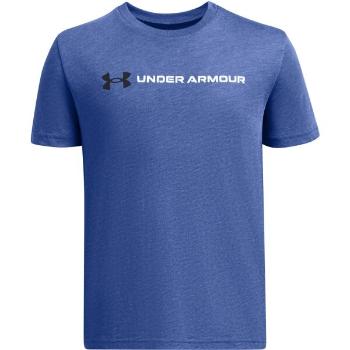 Under Armour WORDMARK Chlapecké triko, modrá, velikost