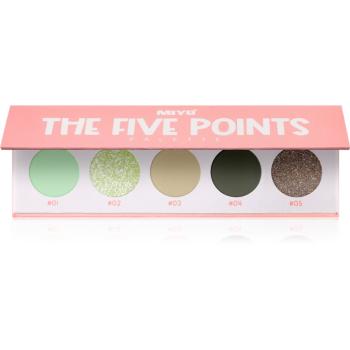 Miyo Eyeshadow The five points paletka očních stínů odstín 36 Pistachio gelato 1 ks