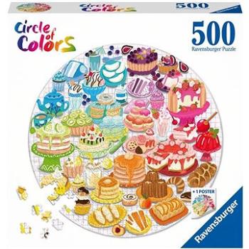 Ravensburger puzzle 171712 Barevné dezerty 500 dílků  (4005556171712)