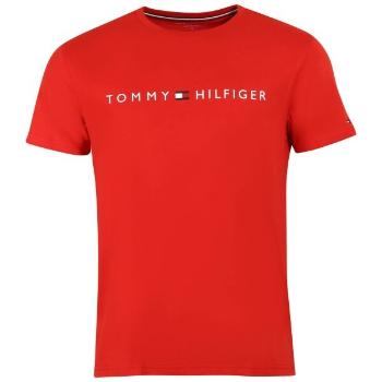 Tommy Hilfiger CN SS TEE LOGO Pánské tričko, červená, velikost