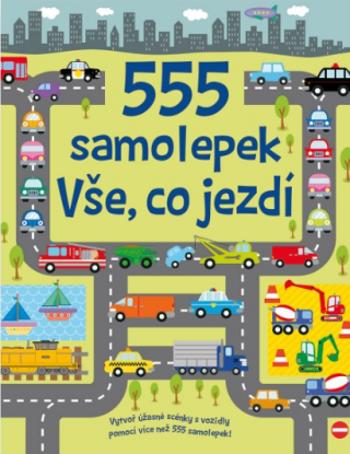 555 samolepek - Vše, co jezdí