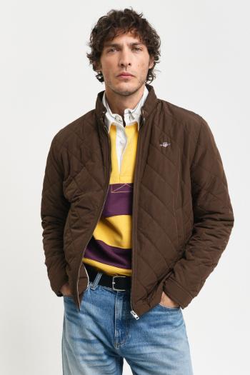 BUNDA GANT QUILTED WINDCHEATER RICH BROWN