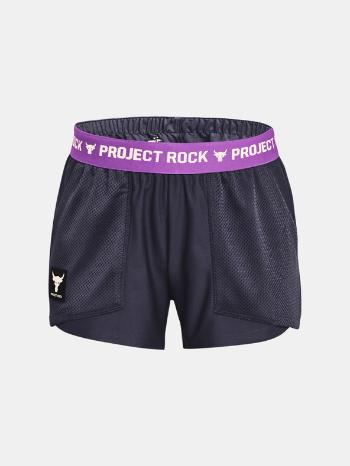 Under Armour UA Project Rock Play Up Šortky dětské Šedá