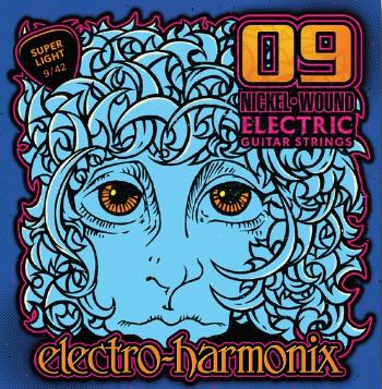 Electro-Harmonix Nickel Wound Electric Guitar Strings 9 Super Light