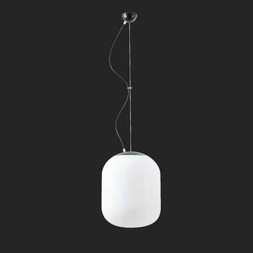 OSMONT TAN67806 TANIA L1 závěsné skleněné svítidlo černá / bílá IP40 4000 K 27W LED DALI