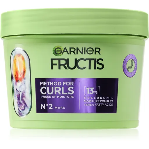 Garnier Fructis Curls Method hydratační maska na vlasy pro vlnité a kudrnaté vlasy 370 ml