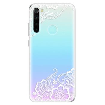 Odolné silikonové pouzdro iSaprio - White Lace 02 - Xiaomi Redmi Note 8