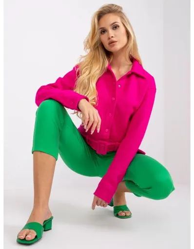 Fuchsiová krátká bunda Francine