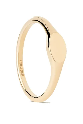 PDPAOLA Originální pozlacený prsten Oval Mini AN01-C46 58 mm