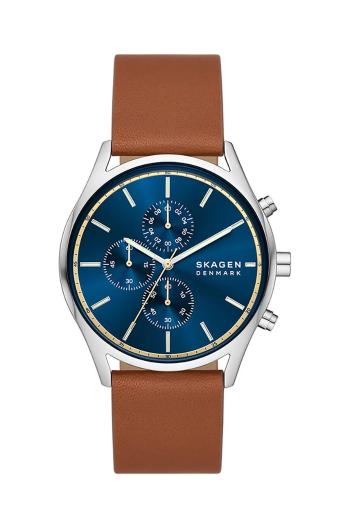 Hodinky Skagen hnědá barva, SKW6916