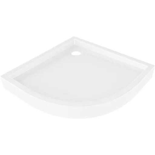 MEXEN Flow+ Sprchová vanička čtvrtkruh 90 x 90, bílá lesk 46Q109090H