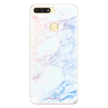 Silikonové pouzdro iSaprio - Raibow Marble 10 - Huawei Honor 7A