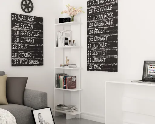 Knihovna Als - White