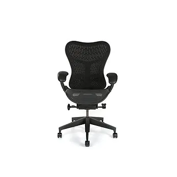 HERMAN MILLER Mirra s opěrkou Butterfly, pro tvrdé podlahy - černá